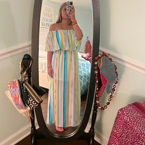 Peace love California maxi dress